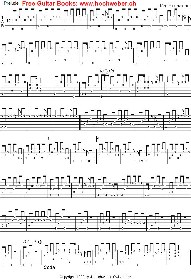 Partitions Gratuites Pour Guitare